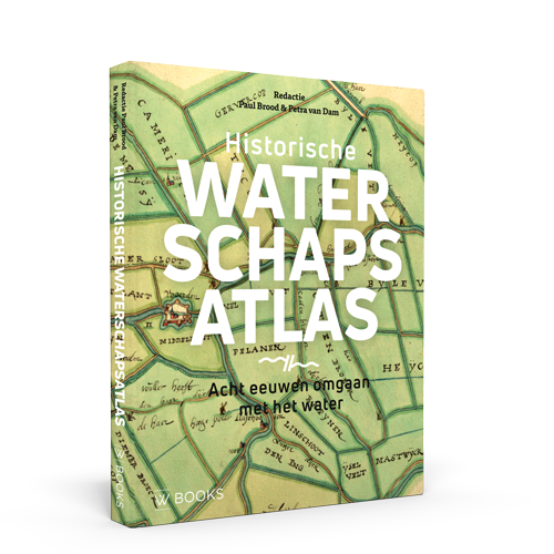 Cover van het boek Historische waterschapsatlas, acht eeuwen omgaan met water