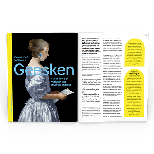 Spread uit het magazine Ter Borch. Thuis in Zwolle
