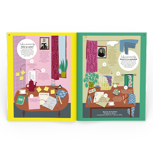 Spread uit het magazine Ter Borch. Thuis in Zwolle