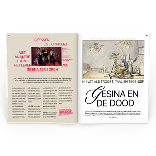 Spread uit het magazine Ter Borch. Thuis in Zwolle